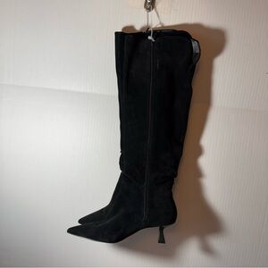 Elegant Black Women's Knee-High Boots